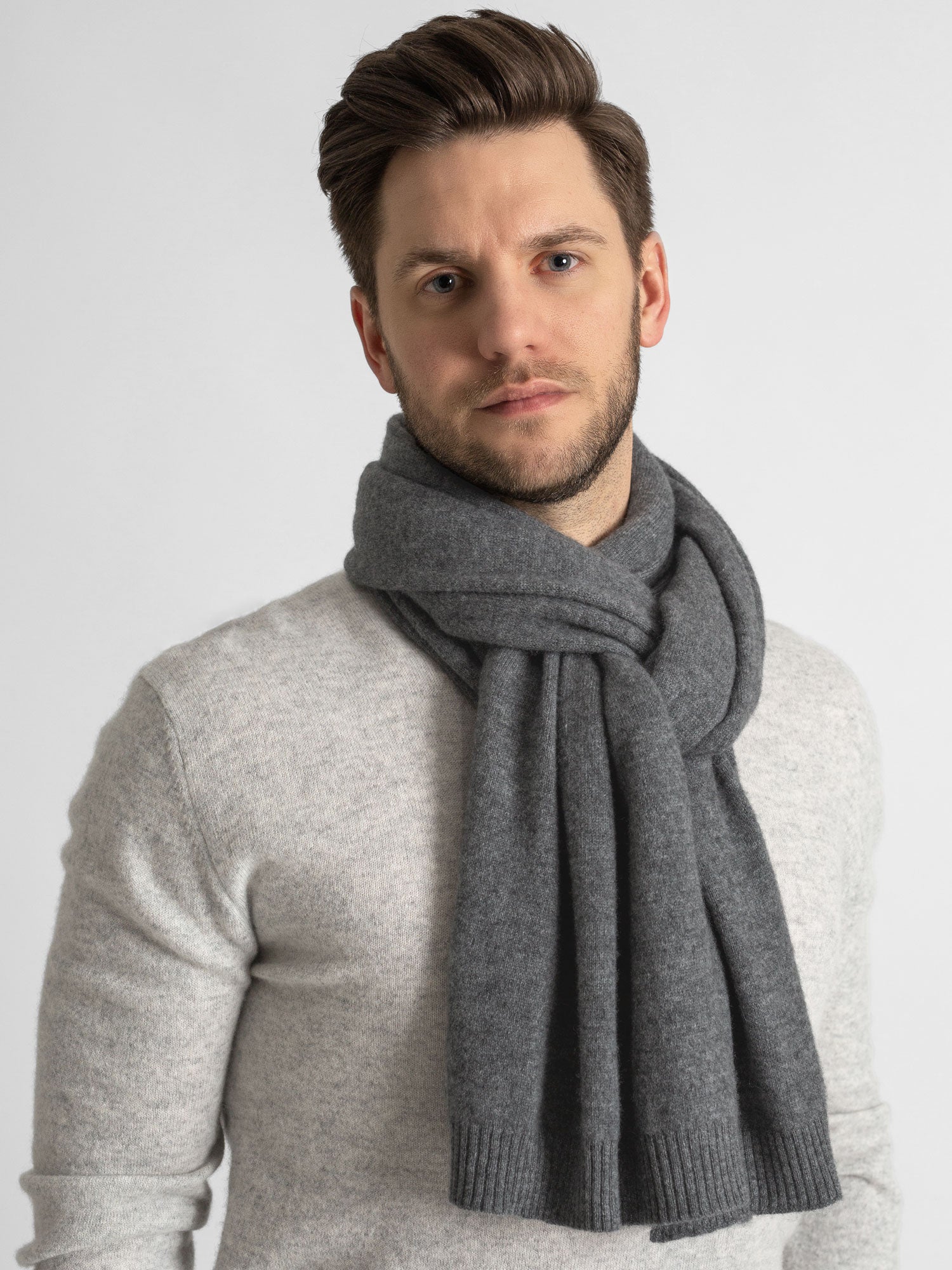 Grey online cashmere wrap