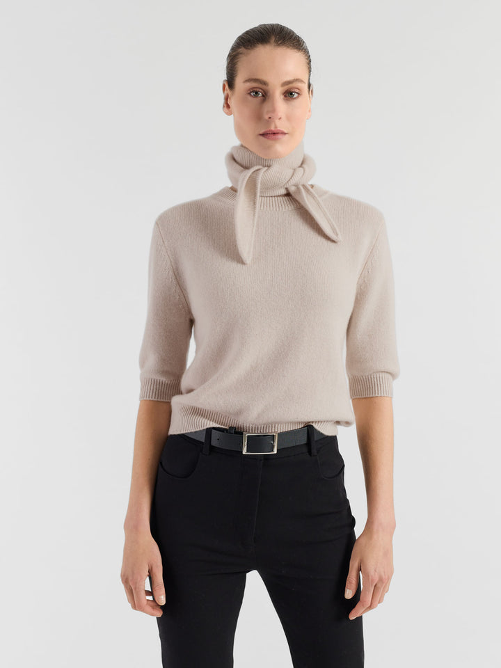 Cashmere sweater  "Aase" - cream