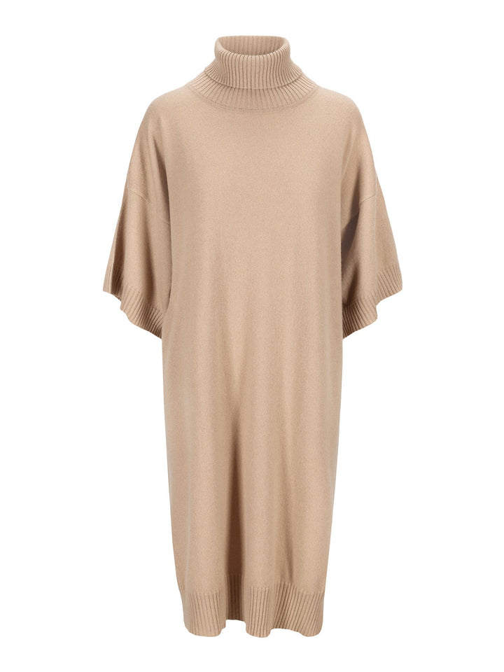 Cashmere dress "Breeze" - sand - 100% pure Cashmere - Scandinavian design - Kashmina of Norway