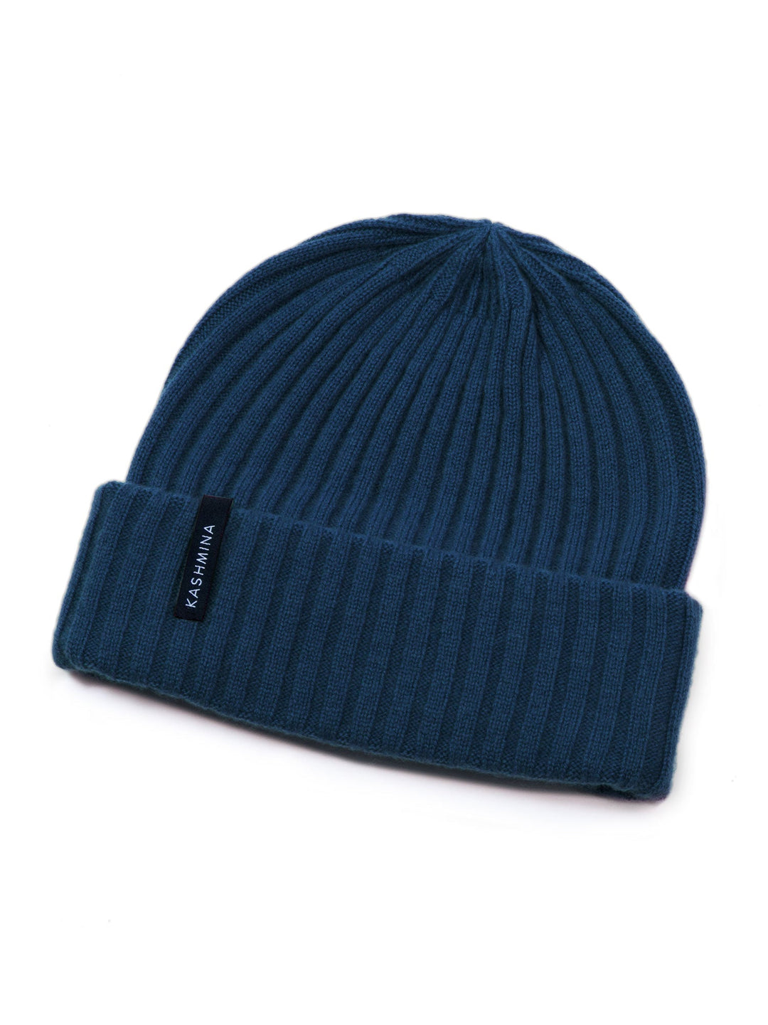 Cashmere beanie "Oda" - mountain blue - 100% pure Cashmere - Scandinavian design - Kashmina of Norway