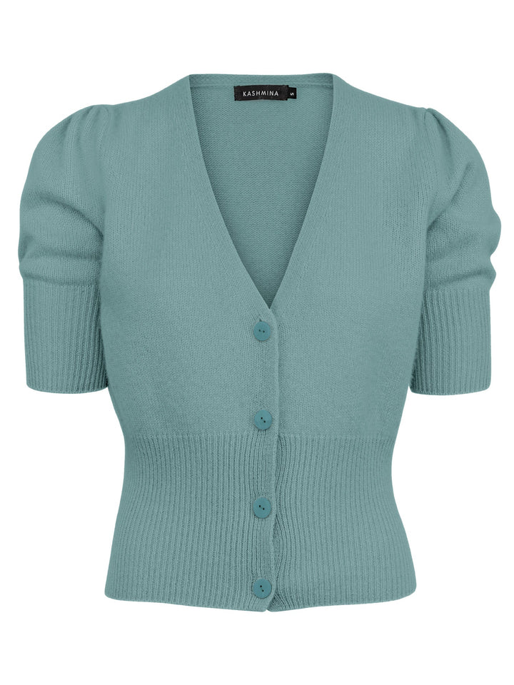 Cashmere cardigan "Grace" - arctic - 100% pure Cashmere - Scandinavian design - Kashmina of Norway