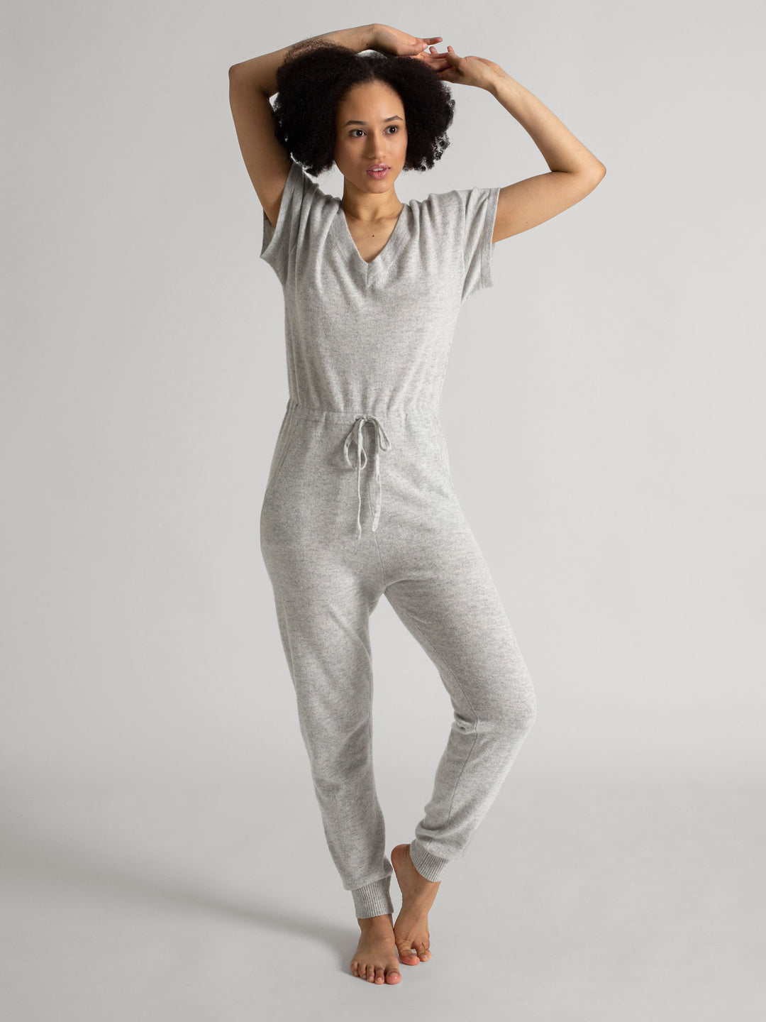 Cashmere jumpsuit in 100% cashmere from Kashmina
