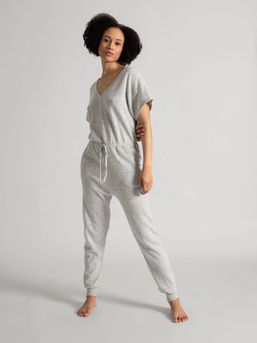 Cashmere jumpsuit in 100% cashmere from Kashmina