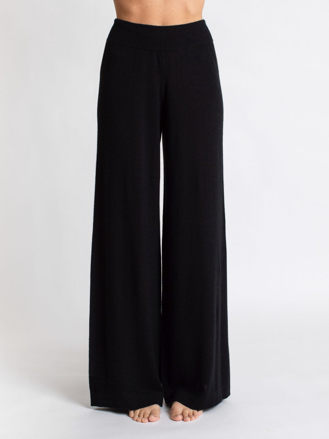 Cashmere pants "Air pants" - black - 100% pure Cashmere - Scandinavian design - Kashmina of Norway