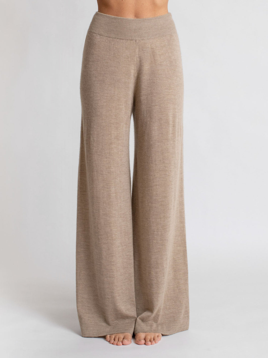Cashmere pants "Air pants" - taupe - 100% pure Cashmere - Scandinavian design - Kashmina of Norway