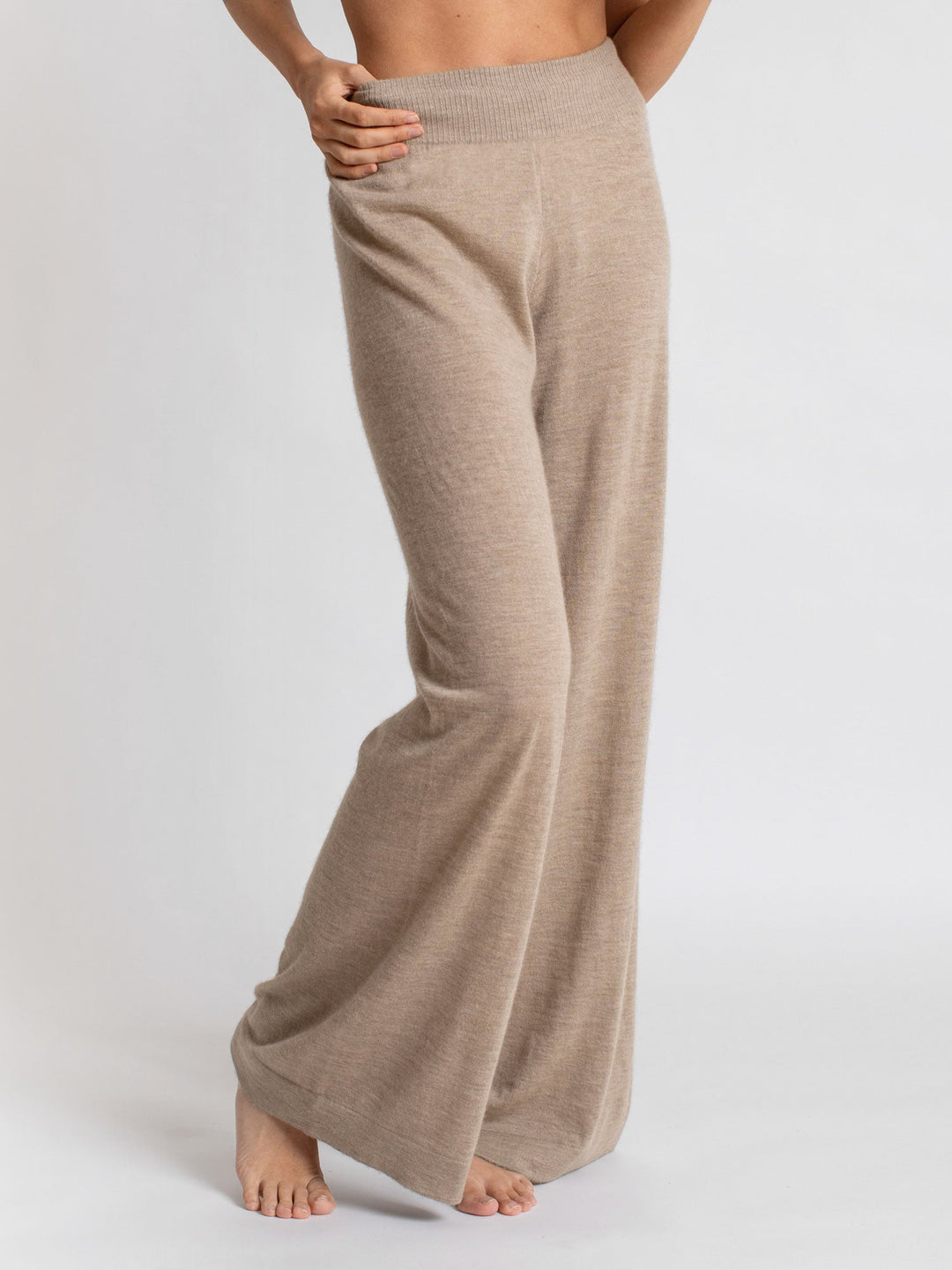 Cashmere pants "Air pants" - taupe - 100% pure Cashmere - Scandinavian design - Kashmina of Norway