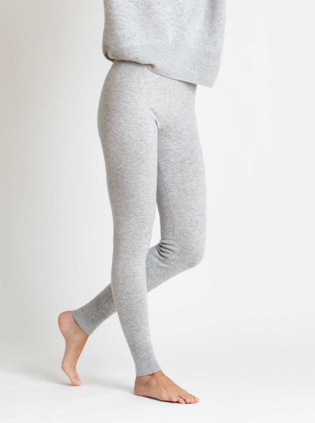 Cashmere pants "Tights" - light grey - 100% pure Cashmere - Scandinavian design - Kashmina of Norway