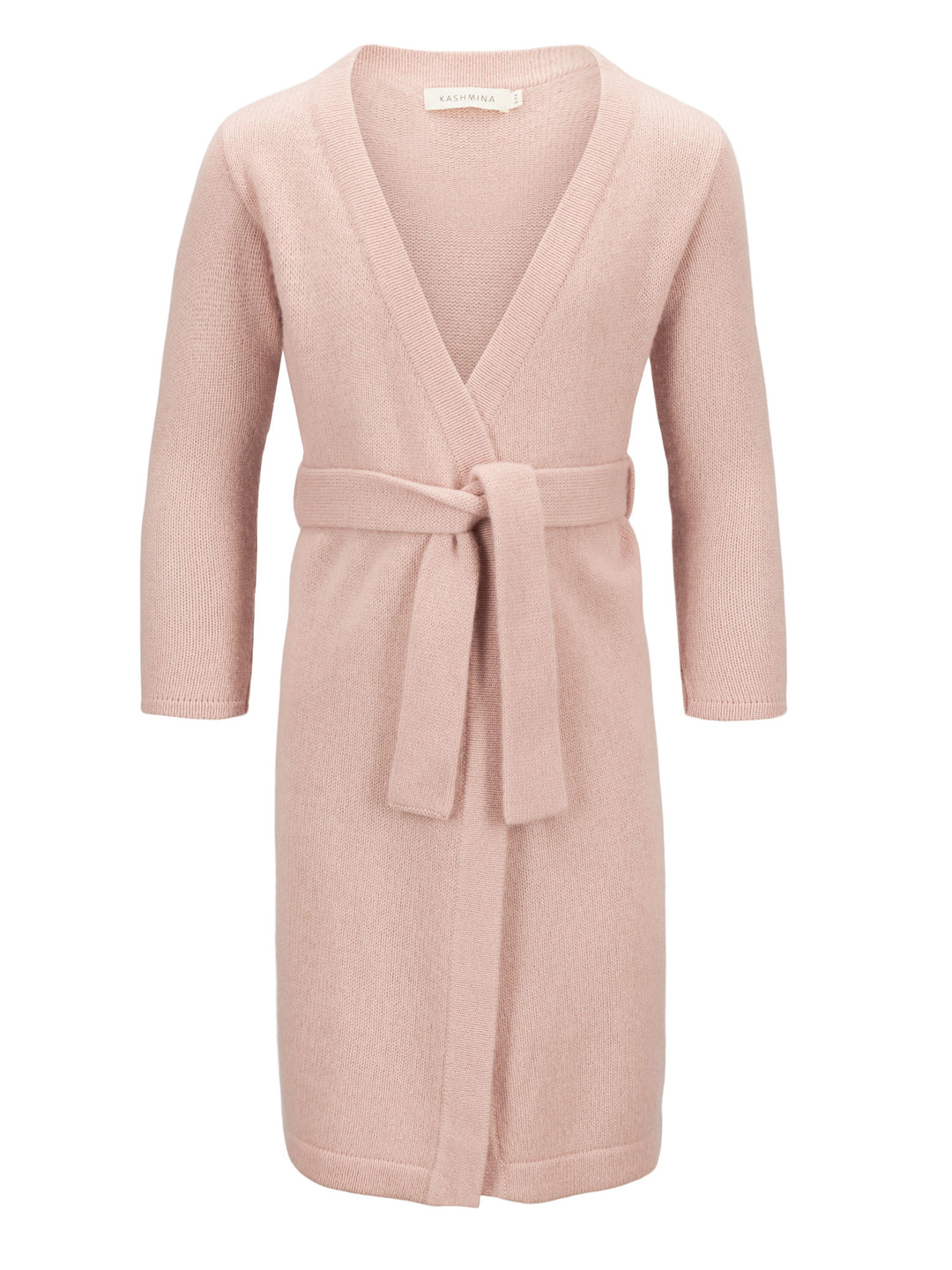 Cashmere robe for kids - rose glow