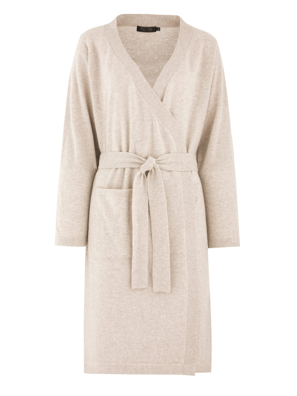 Cashmere robe "Classic" - beige - 100% pure Cashmere - Scandinavian design - Kashmina of Norway