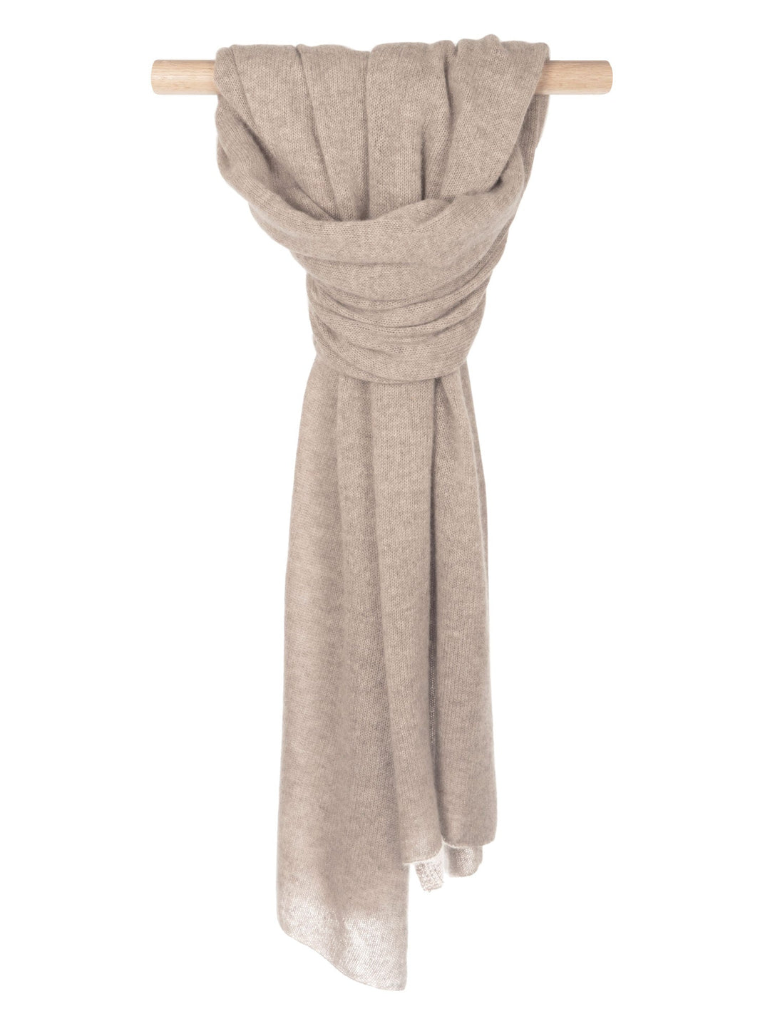 Airy cashmere scarf "Flow" - toast - 100% pure Cashmere - Scandinavian design - Kashmina of Norway