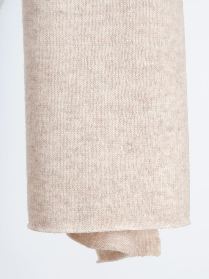 Cashmere scarf "Signature" - beige - 100% pure Cashmere - Scandinavian design - Kashmina of Norway