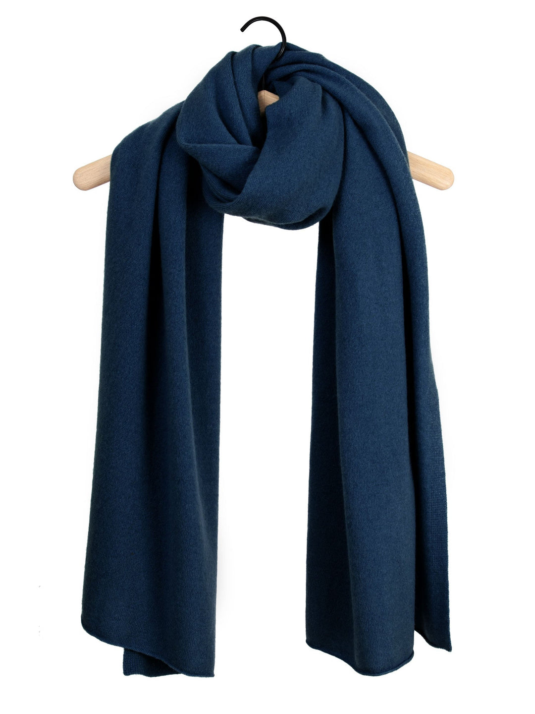 Cashmere scarf "Signature" - mountain blue - 100% pure Cashmere - Scandinavian design - Kashmina of Norway