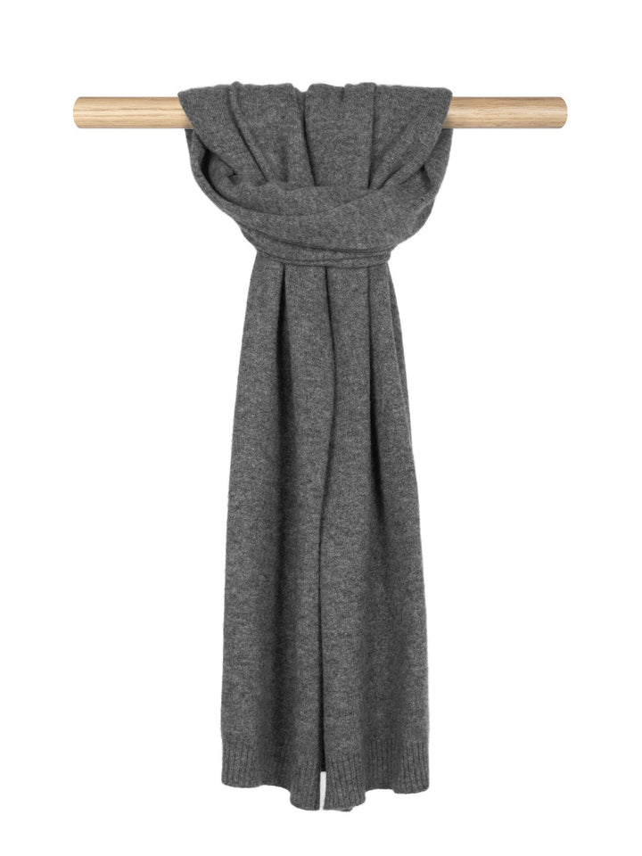 Cashmere scarf "Urban" - dark grey - 100% pure Cashmere - Scandinavian design - Kashmina of Norway