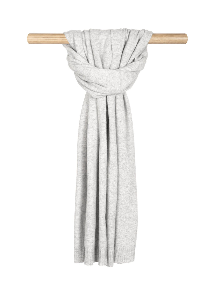 Cashmere scarf "Urban" - light grey - 100% pure Cashmere - Scandinavian design - Kashmina of Norway