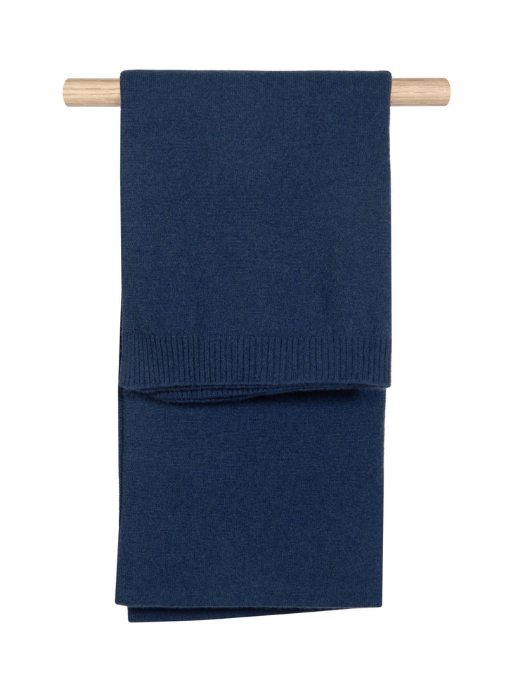 Cashmere scarf "Urban" - mountain blue - 100% pure Cashmere - Scandinavian design - Kashmina of Norway
