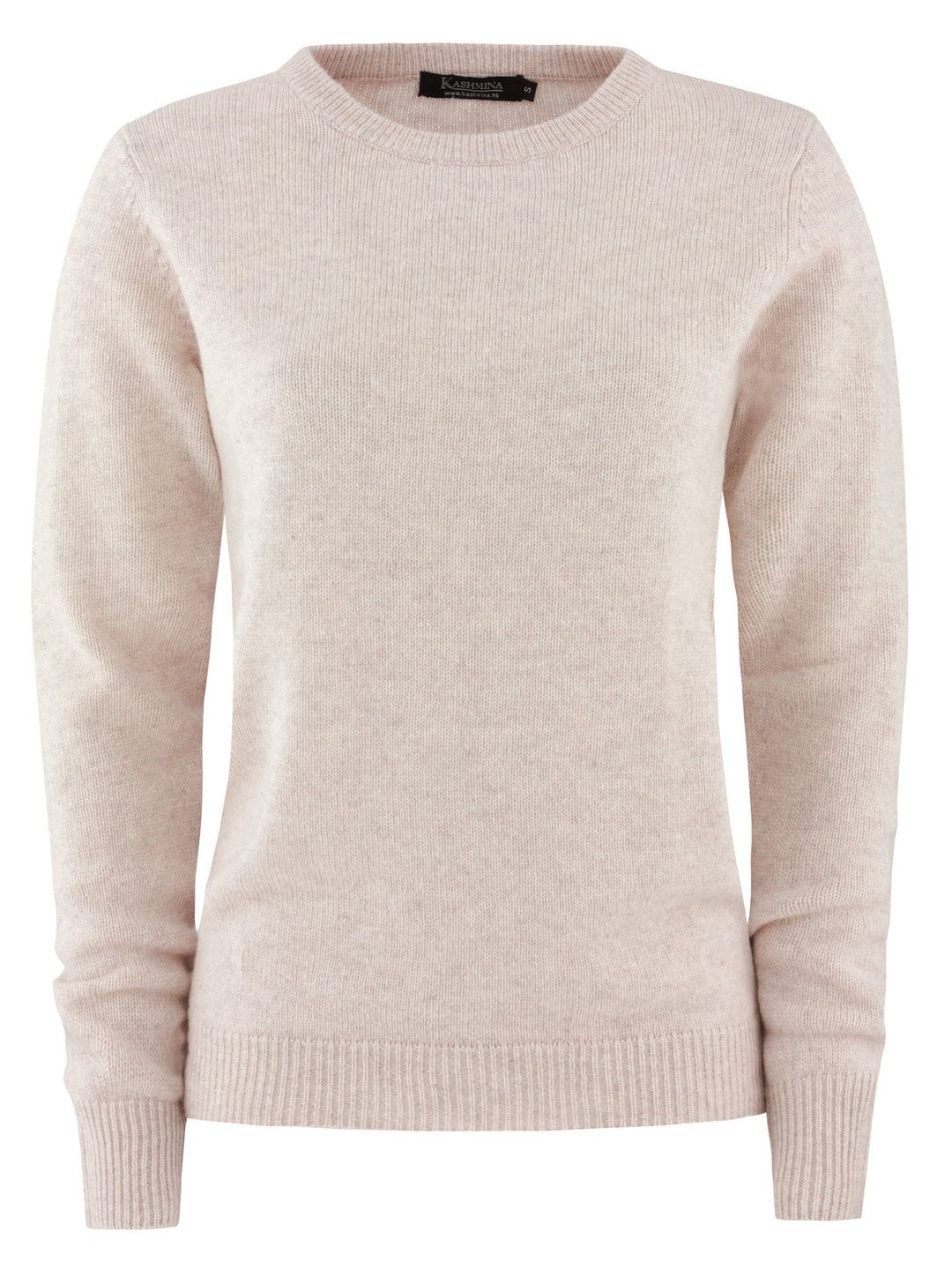 Cashmere sweater "Saga" - beige - 100% pure Cashmere - Scandinavian design - Kashmina of Norway