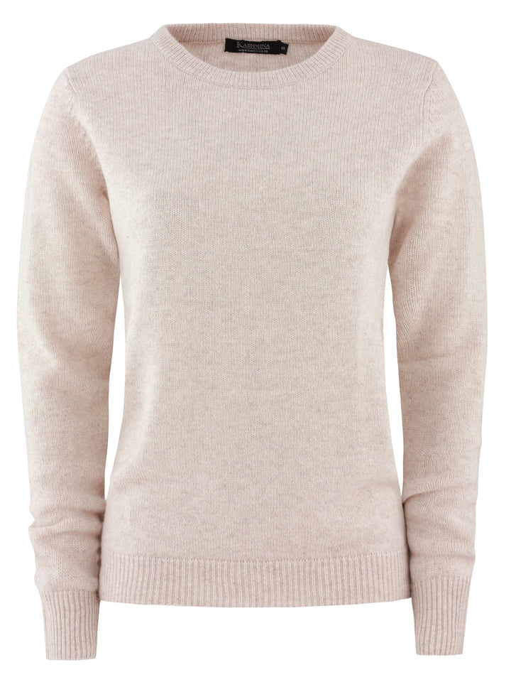 Cashmere sweater "Saga" - beige - 100% pure Cashmere - Scandinavian design - Kashmina of Norway