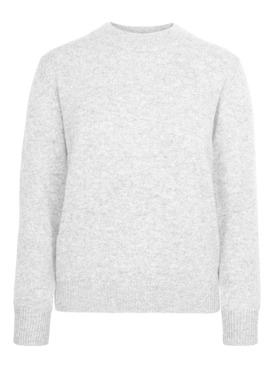Cashmere sweater "Sofia long" - light grey - 100% pure Cashmere - Scandinavian design - Kashmina of Norway