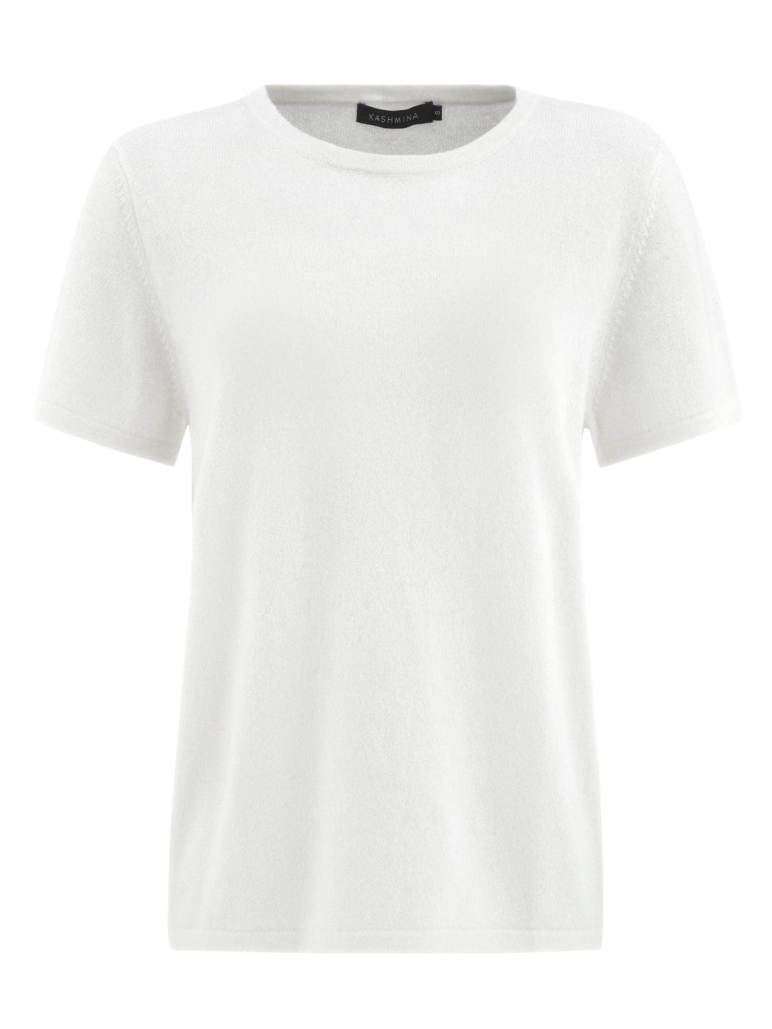 Cashmere T-shirt "Fresh" - white - 100% pure Cashmere - Scandinavian design - Kashmina of Norway