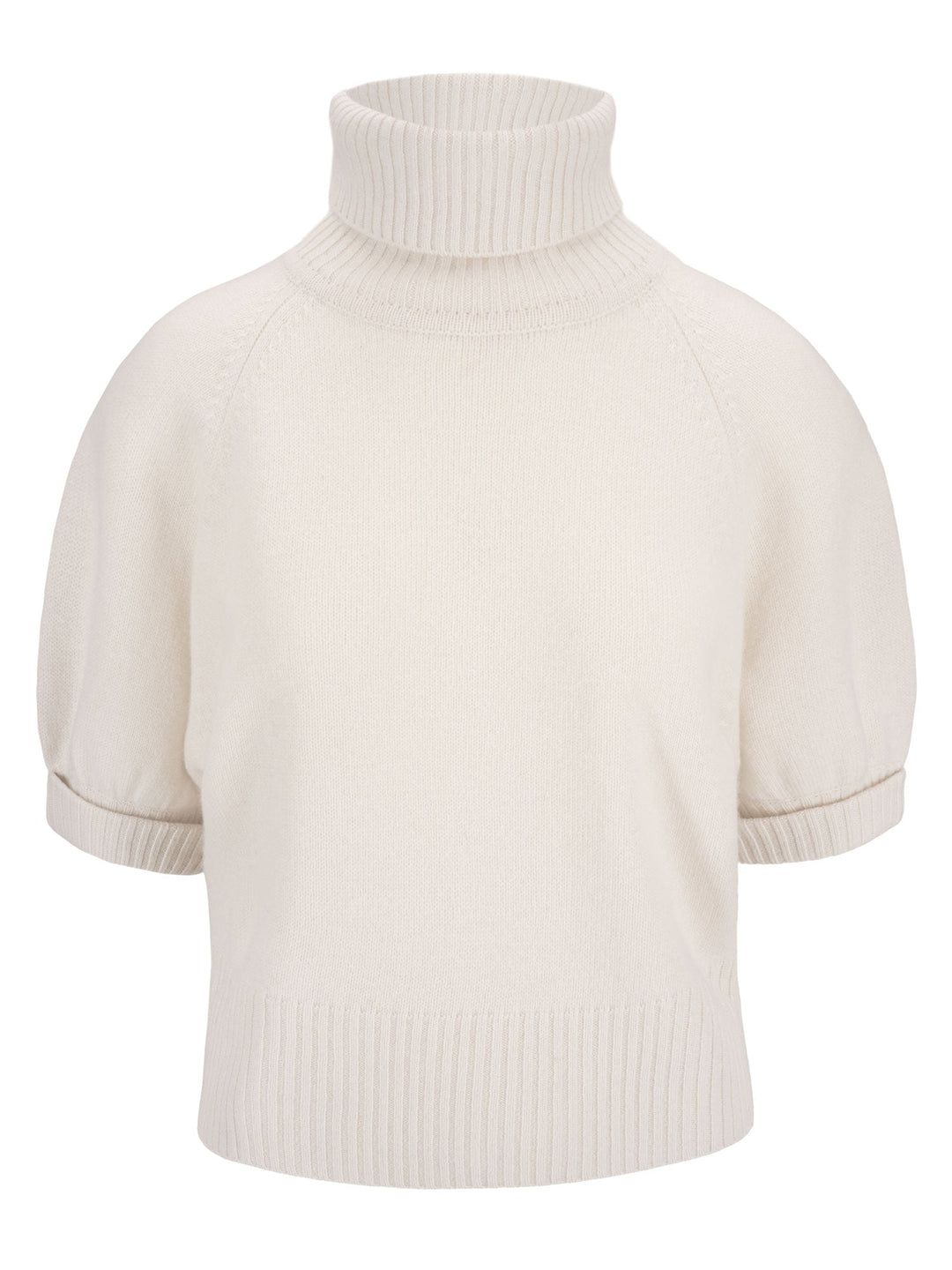 Cashmere sweater "Una" - pearl - 100% pure Cashmere - Scandinavian design - Kashmina of Norway