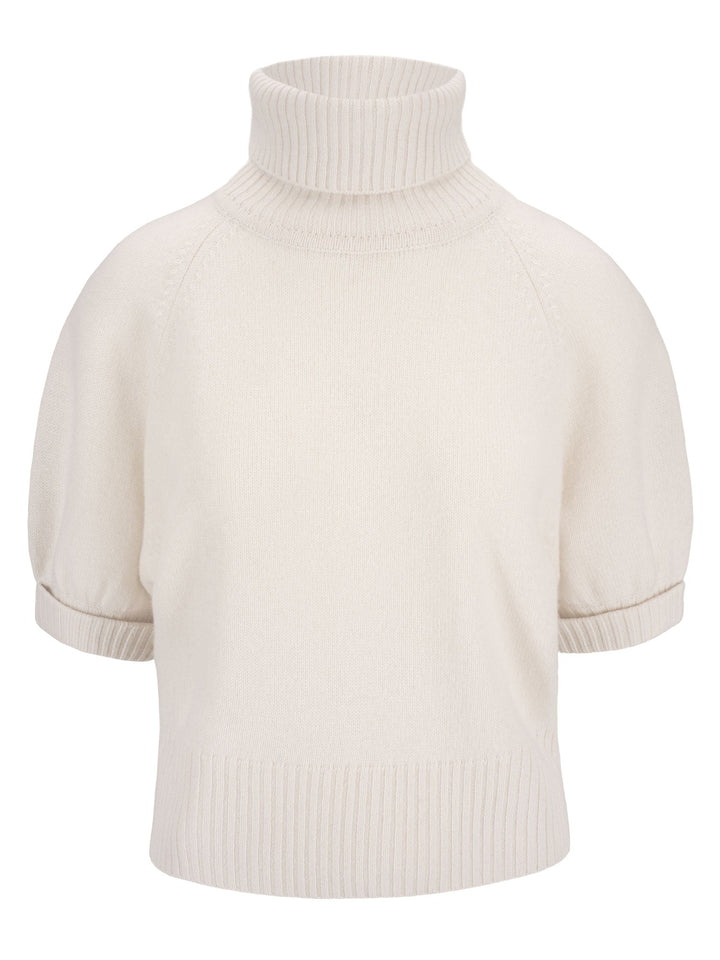 Cashmere sweater "Una" - pearl - 100% pure Cashmere - Scandinavian design - Kashmina of Norway