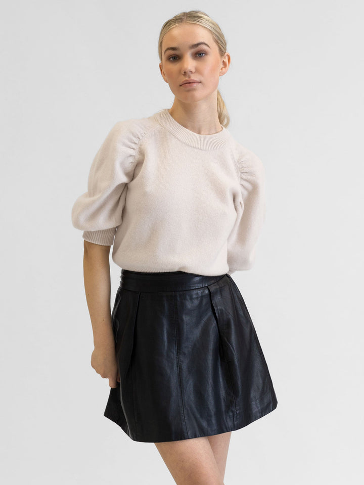 Cashmere sweater "Aurora" - pearl - 100% pure Cashmere - Scandinavian design - Kashmina of Norway