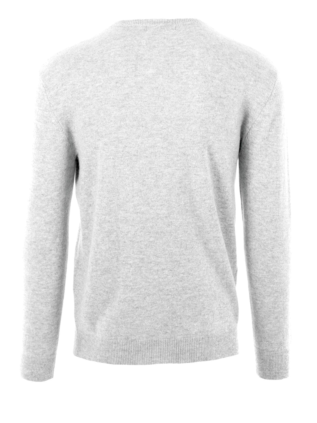 Cashmere sweater men "O-neck" - light grey - 100% pure Cashmere - Scandinavian design - Kashmina of Norway