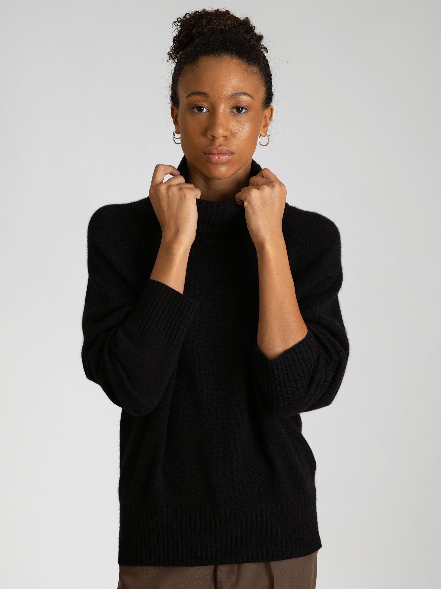 Cashmere sweater turtleneck 