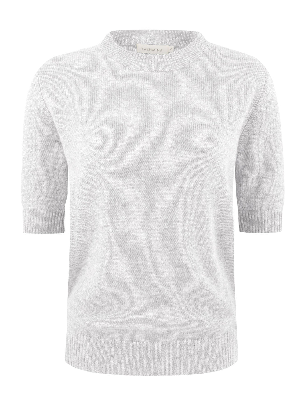Cashmere sweater "Sofia sweater" - light grey - 100% pure Cashmere - Scandinavian design - Kashmina of Norway