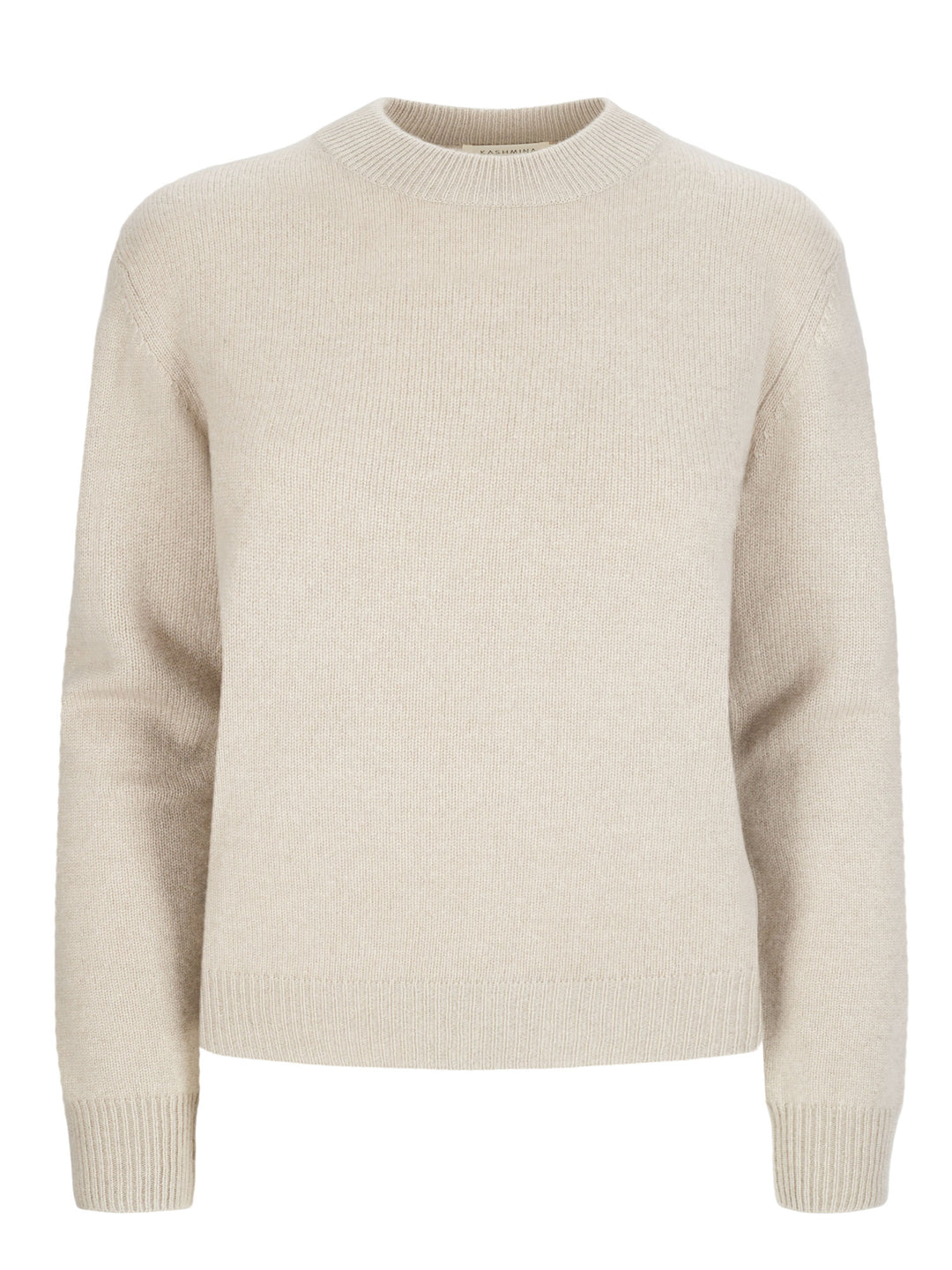 Cashmere sweater "Sofia long" color ginger. Norwegian design in 100% cashmere from Kashmina