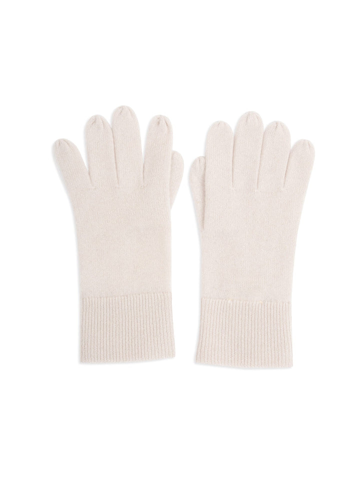Cashmere mittens "Snow" - pearl - 100% pure Cashmere - Scandinavian design - Kashmina of Norway