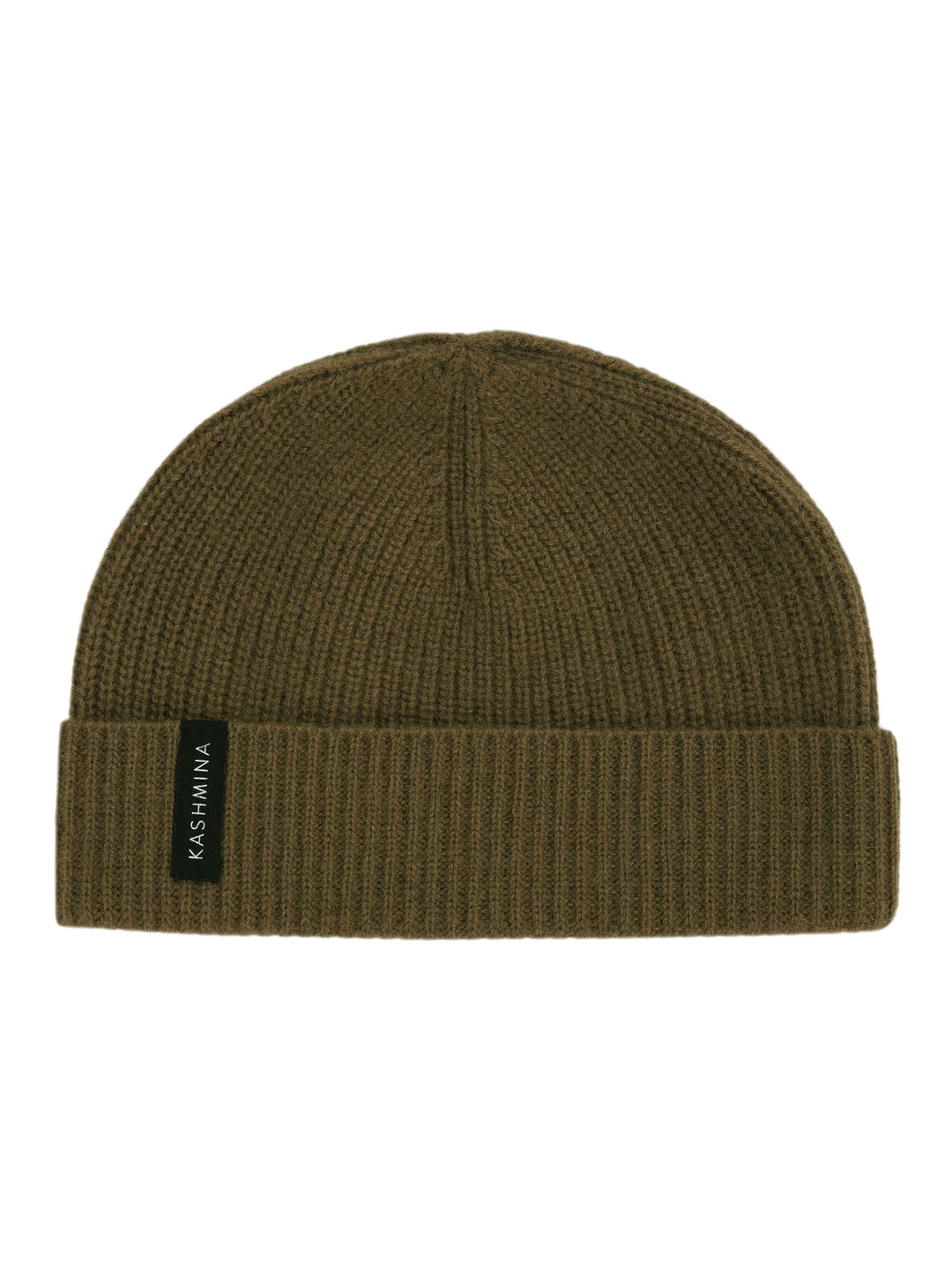 Cashmere beanie for men "Brage" in 100% pure cashmere. Scandinavian design by Kashmina. Color: Hunter.