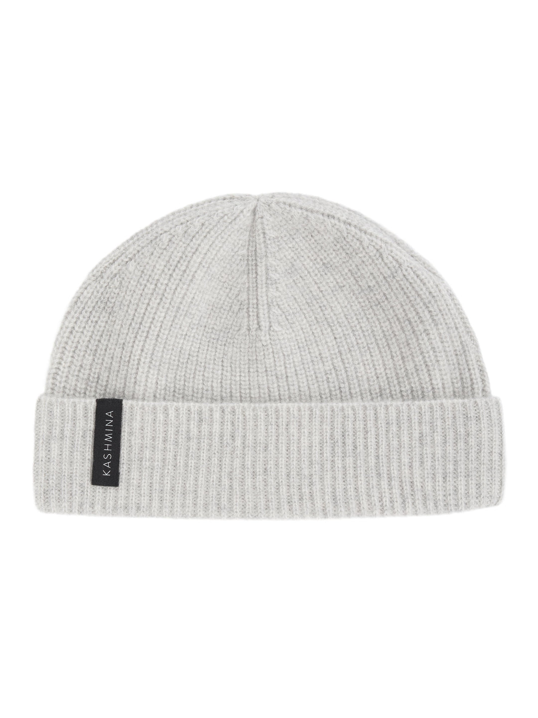 Cashmere beanie for men "Brage" in 100% pure cashmere. Scandinavian design by Kashmina. Color: light grey.