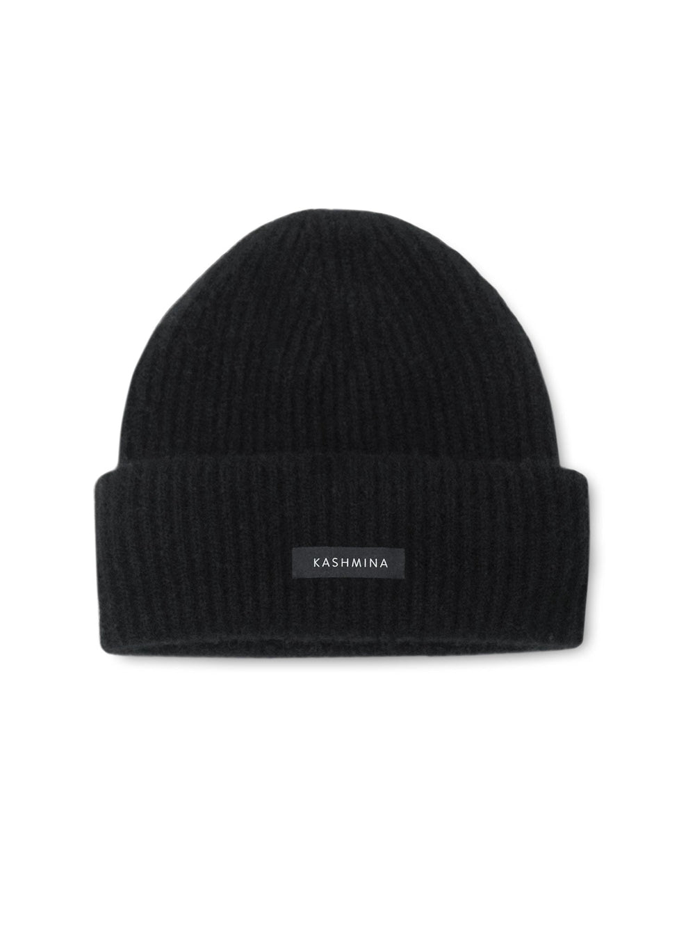 Cashmere beanie "Odny" - Black - 100% pure Cashmere - Scandinavian design - Kashmina of Norway