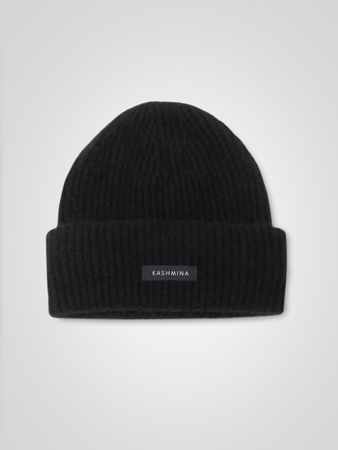 Cashmere beanie "Odny" - Black - 100% pure Cashmere - Scandinavian design - Kashmina of Norway