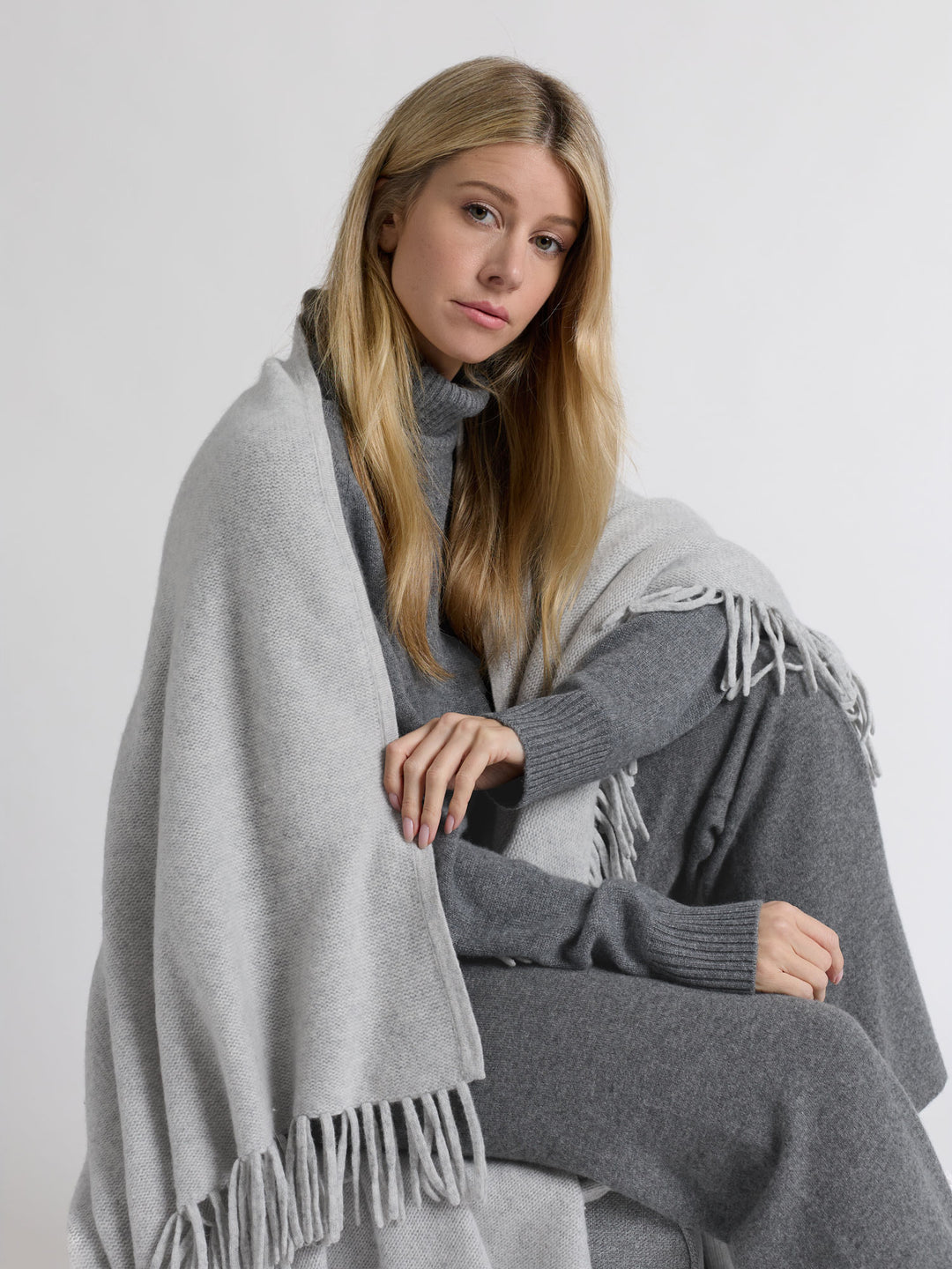 Cashmere blanket, 100% pure cashmere, natural, soft, warm, Kashmina