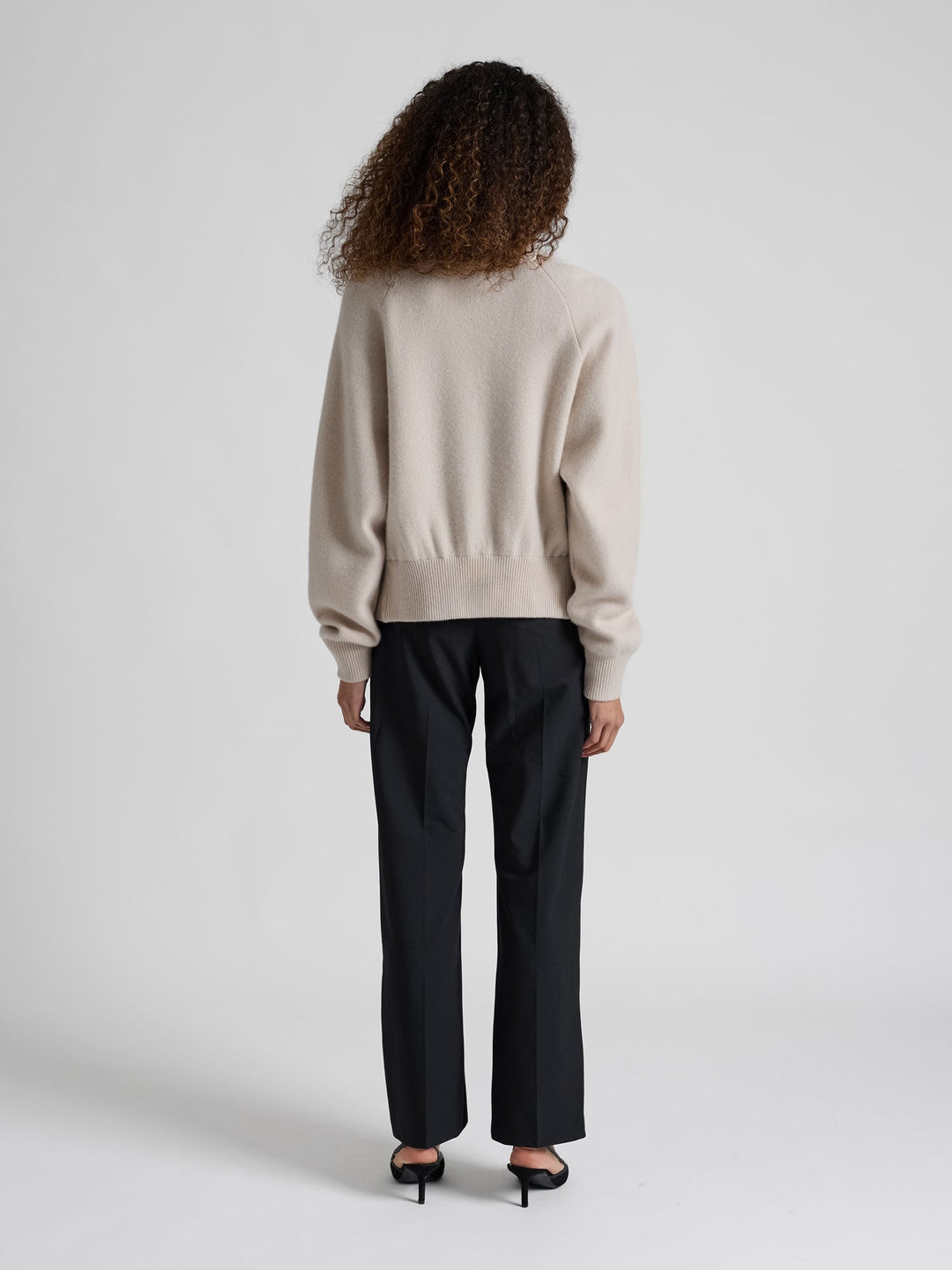 Cashmere jacket "Oline" - Cream - 100% pure Cashmere - Scandinavian design - Kashmina