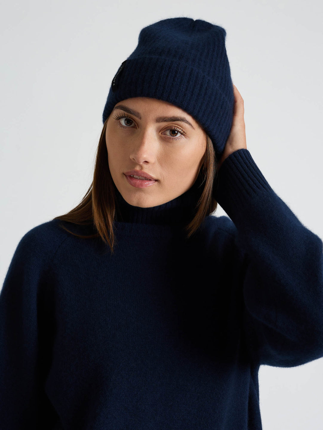 Cashmere beanie "Elli" - Navy