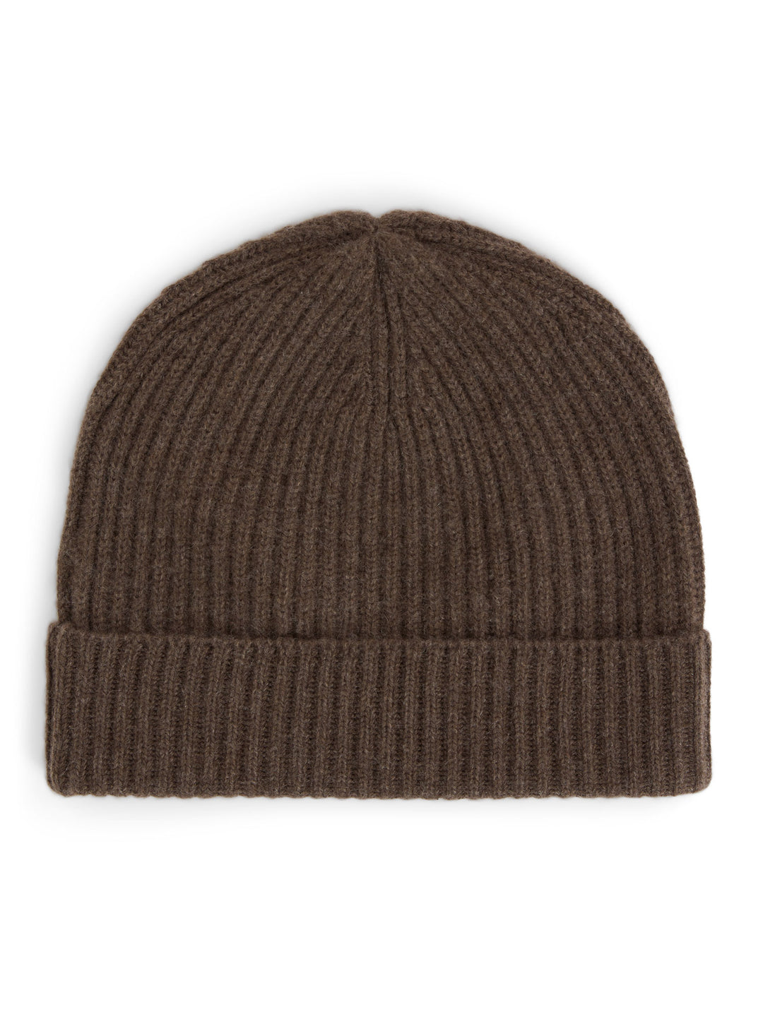 Cashmere cap "Elli" in 100% pure cashmere. Color: Dark Brown. Scandinavian design by Kashmina.