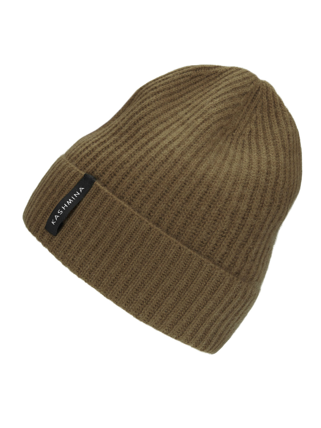 Cashmere cap "Elli" in 100% pure cashmere. Color: Hunter (dark green). Scandinavian design by Kashmina