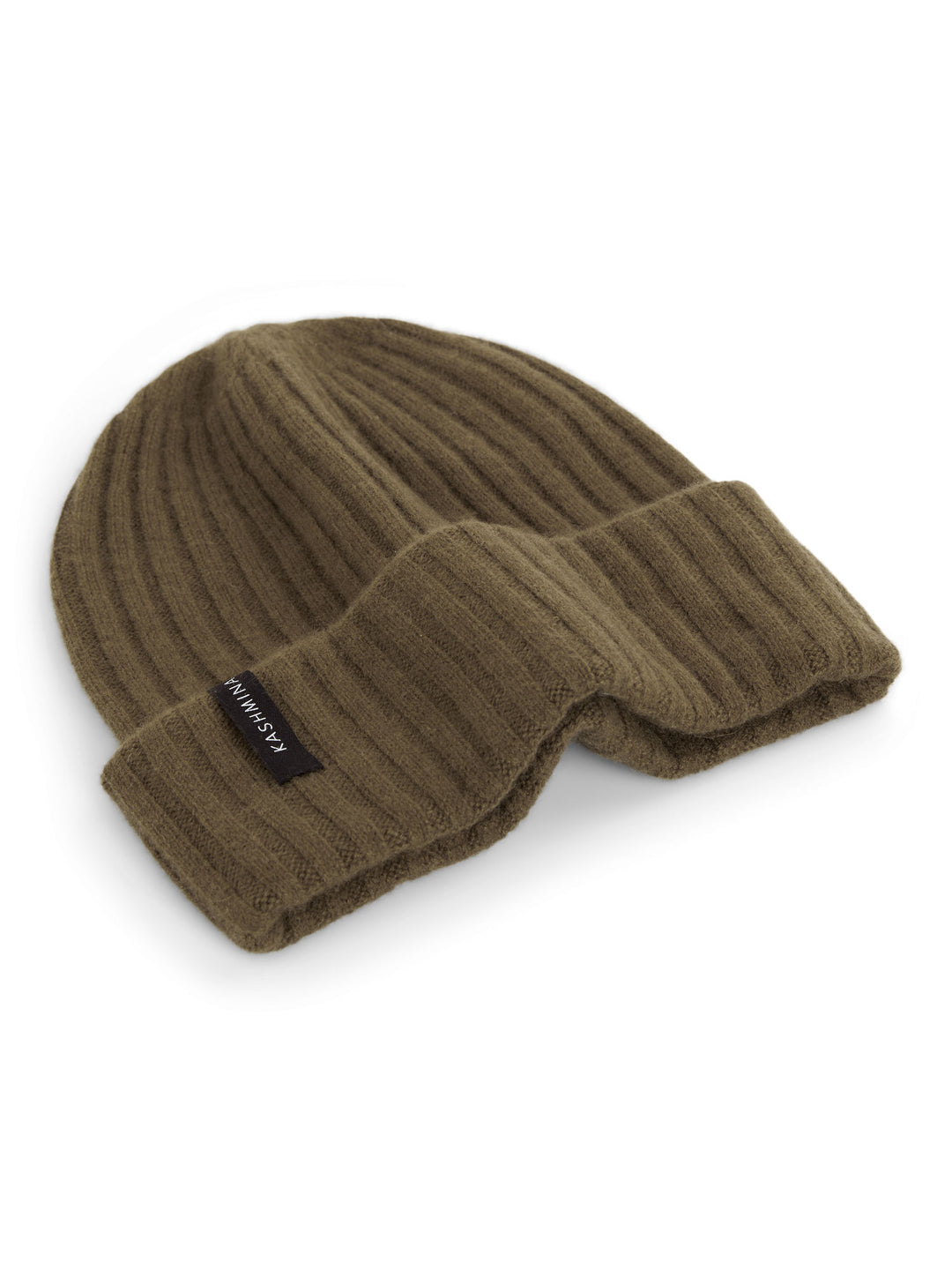 Cashmere beanie "Oda". Color: Hunter (dark green). 100% cashmere. Scandinavian design by Kashmina.