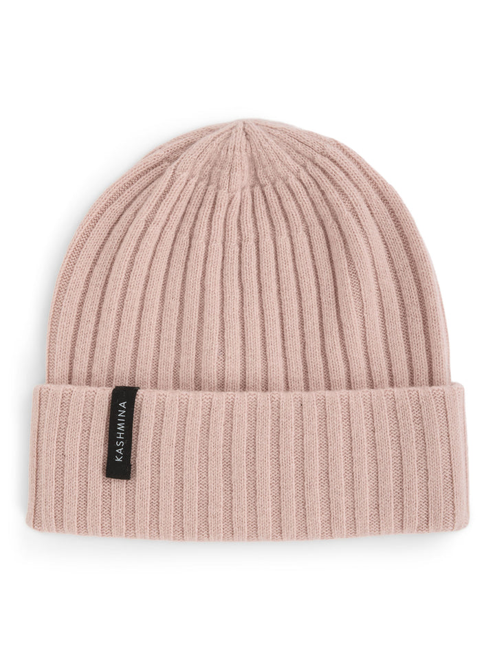 Cashmere beanie "Oda" - rose glow