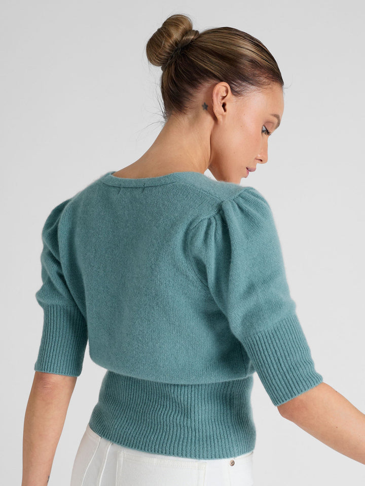 Cashmere cardigan "Grace" - arctic - 100% pure Cashmere - Scandinavian design - Kashmina of Norway