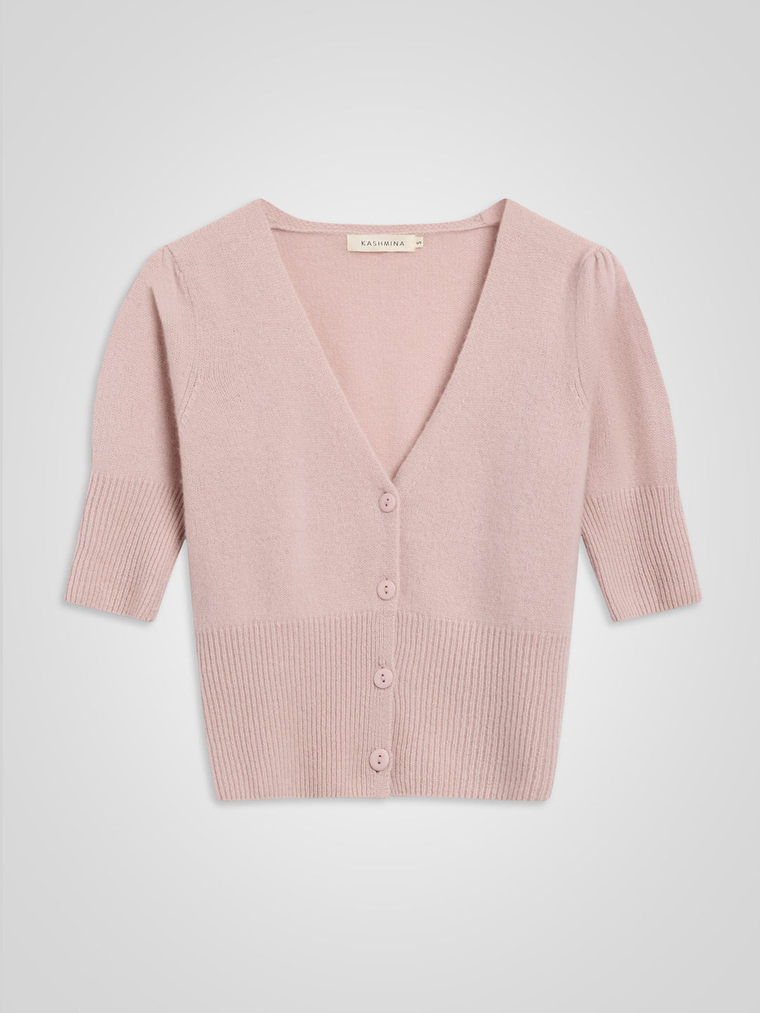 Cashmere cardigan "Grace" - rose glow - 100% pure Cashmere - Scandinavian design - Kashmina of Norway