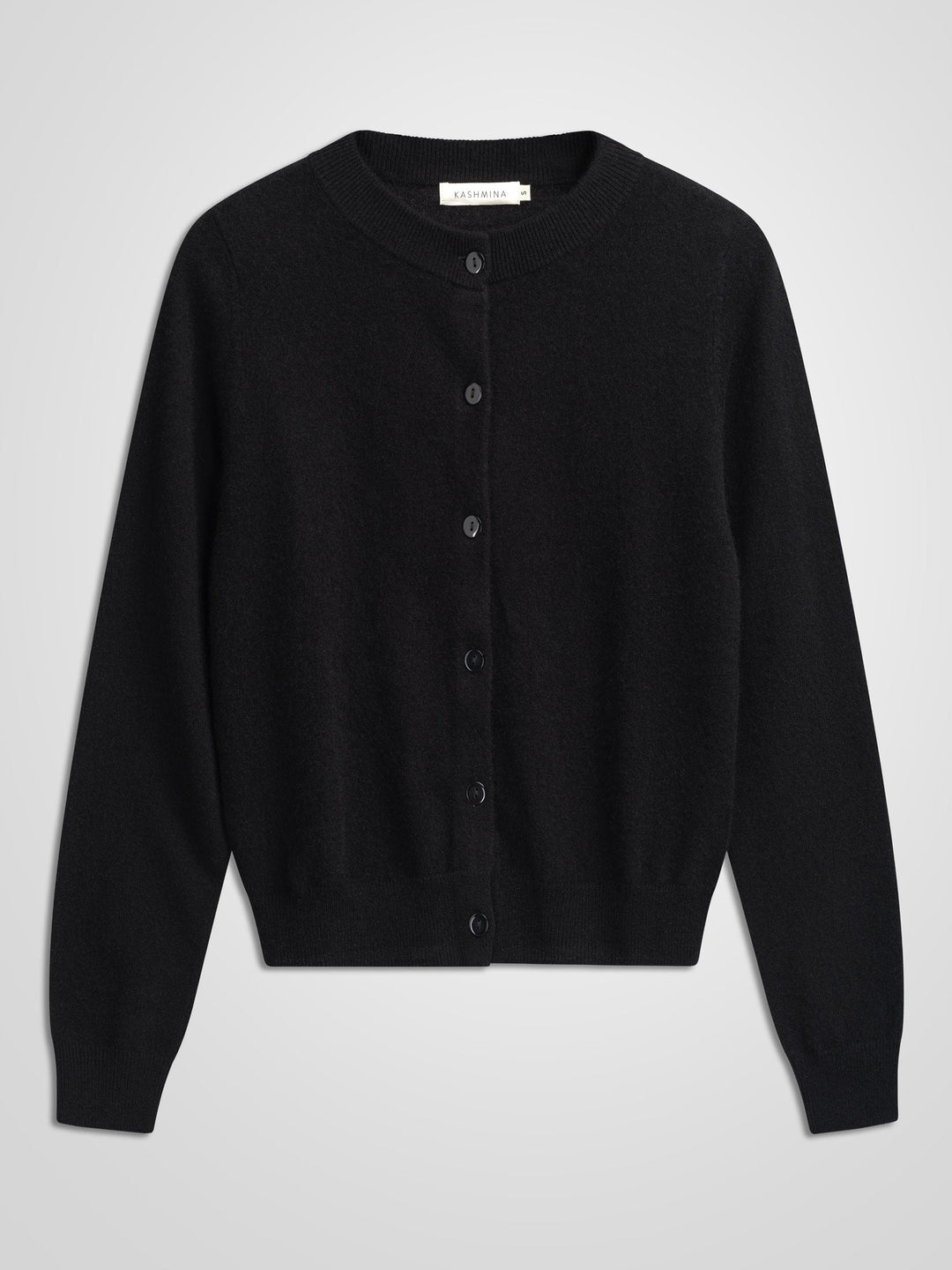 Cashmere cardigan "Ingrid" - black - 100% pure Cashmere - Scandinavian design - Kashmina of Norway