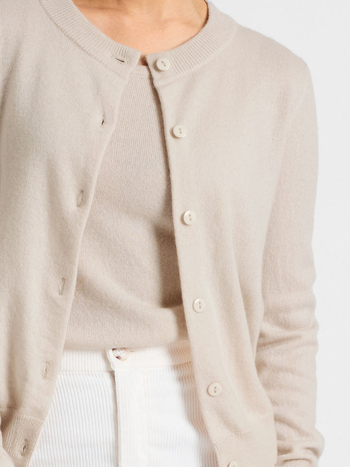 Cashmere singlet "Tyra" - cream