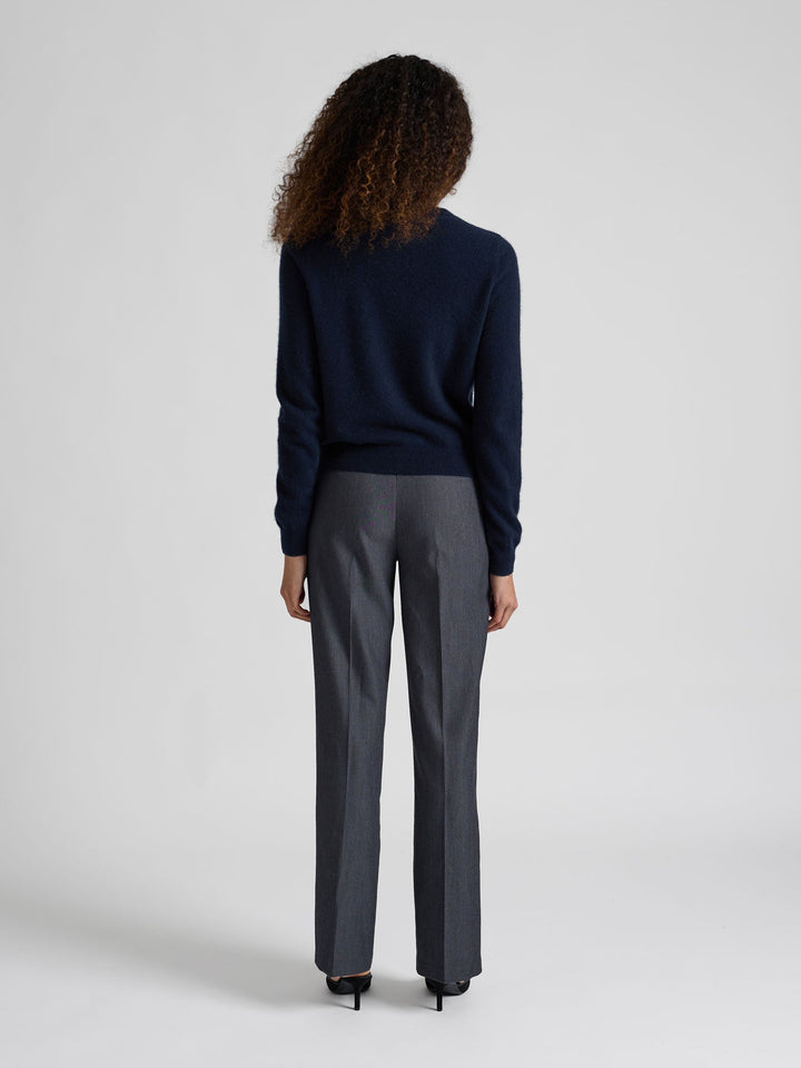 Cashmere cardigan "Ingrid" - Navy - 100% pure Cashmere - Scandinavian design - Kashmina