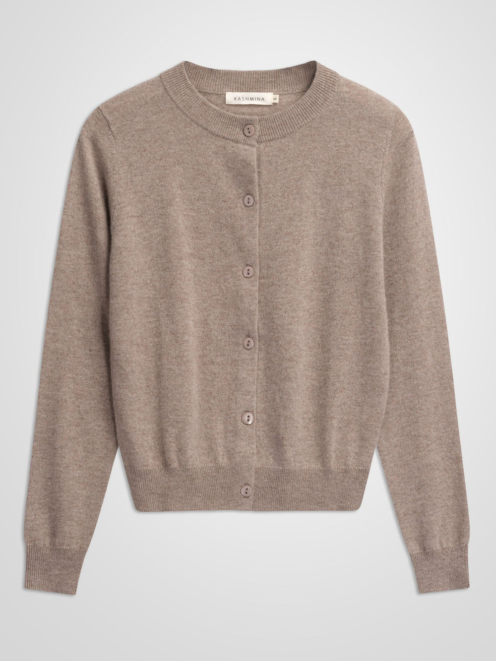 Cashmere cardigan "Ingrid" - toast - 100% pure Cashmere - Scandinavian design - Kashmina of Norway