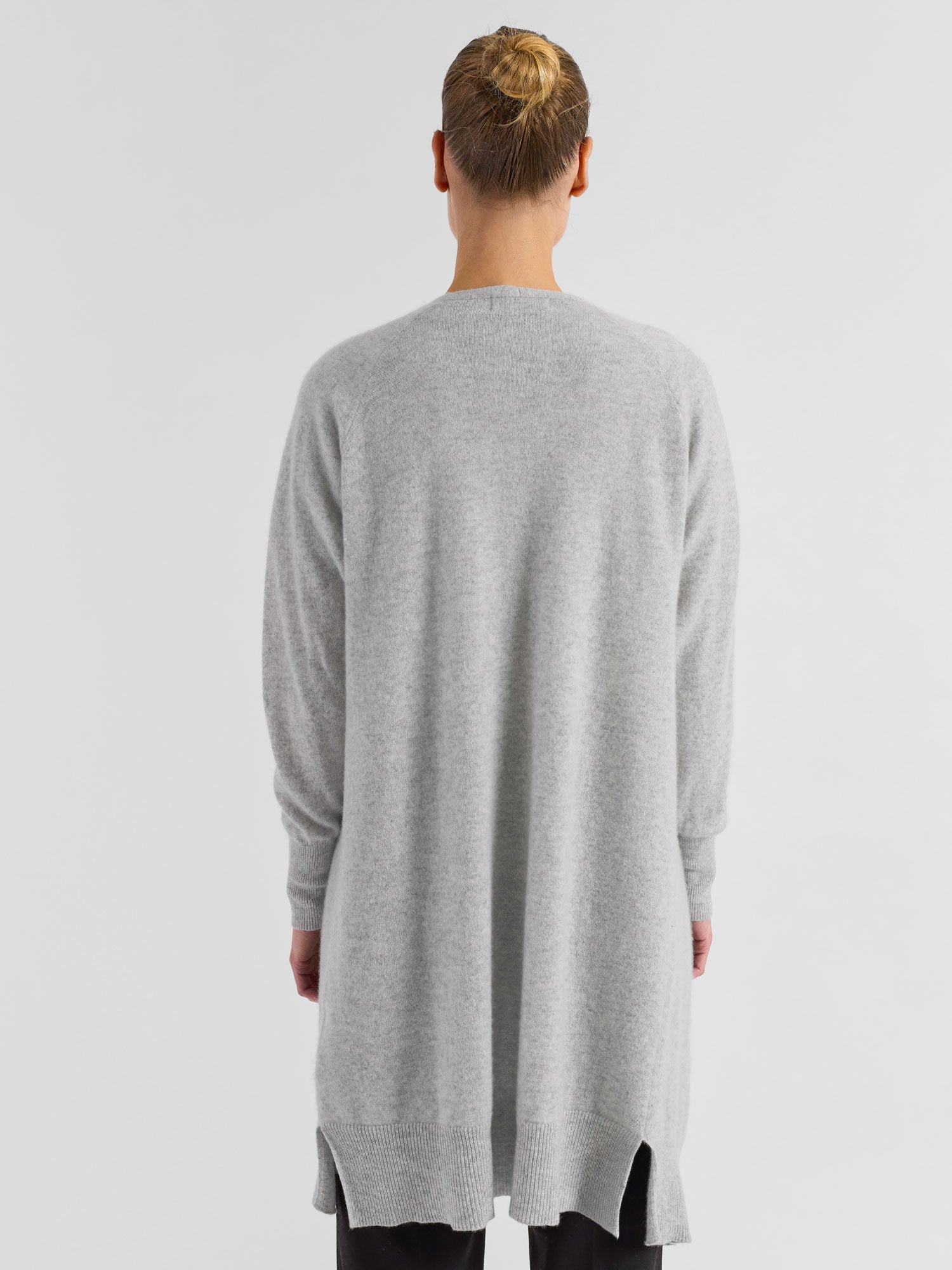 kashwere LONGLINE CARDIGAN ライトグレー LONGLINE CARDIGAN(F mist): WEAR | kashwere Japan (カシウエア