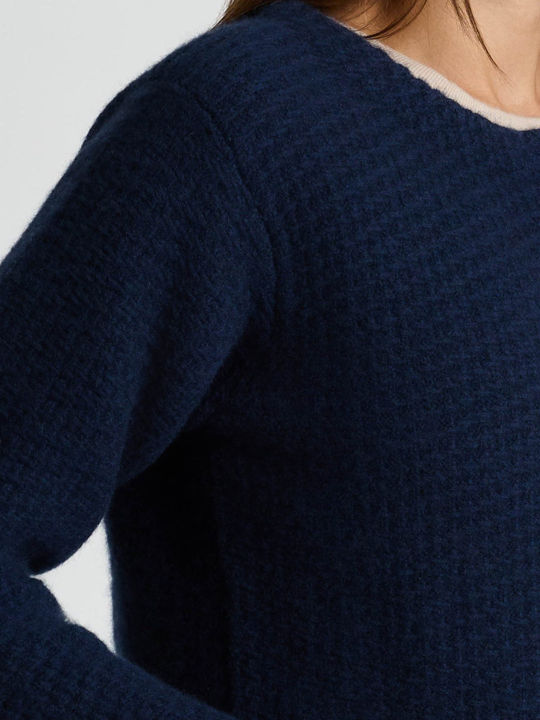 Cashmere jacket "Luna" - Navy